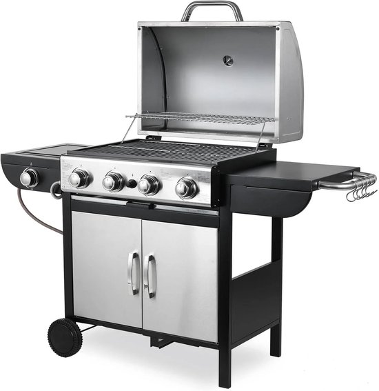 Betaalbare Goederen® gas bbq - buitenkeuken - RVS - Barbecue - barbeque - barbecues - gas - familie - eten gezelligheid van Merkloos