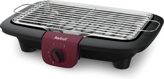 BG90E5 EasyGrill Adjust Elektrische Tafelgrill 2300W 720 cm² Grilloppervlak ZwartBordeaux van Tefal