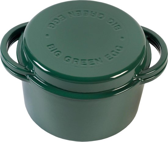 BGE GREEN DUTCH OVEN ( geëmailleerde ronde dutch oven/ braadpan 4 liter) van $