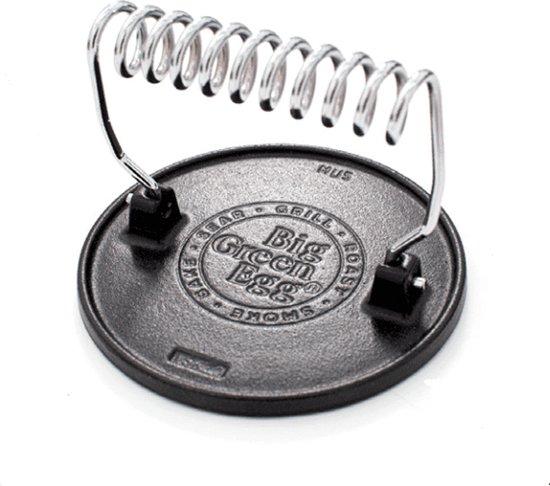 Big Green Egg BBQ Cast Iron Grill Press van Big Green Egg