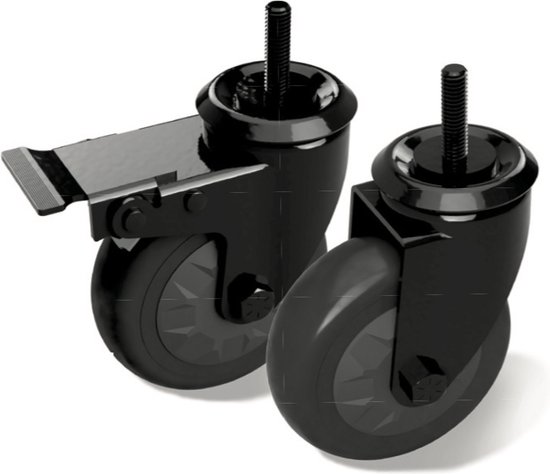 Big Green Egg Caster Kit - Wielenset van Merkloos