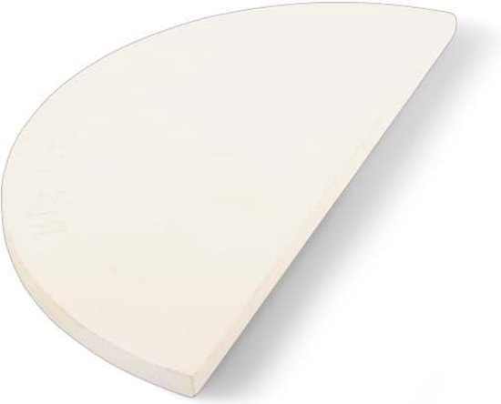 Big Green Egg - Half moon - Conveggtor Steen - Baking - Pizza - Stone - Medium - 30,5cm x 15,5cm x 1,5cm van Big Green Egg
