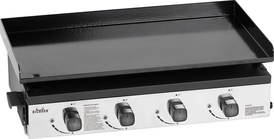 BIGHORN Plancha Grill - Gasbarbecue - Tabletop - Draagbaar - 4 Branders van BIGHORN