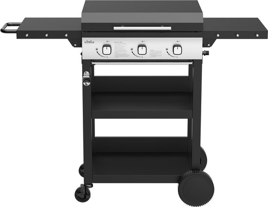BIGHORN Plancha Grill - Gasbarbecue – Trolley – 3 Branders van BIG
