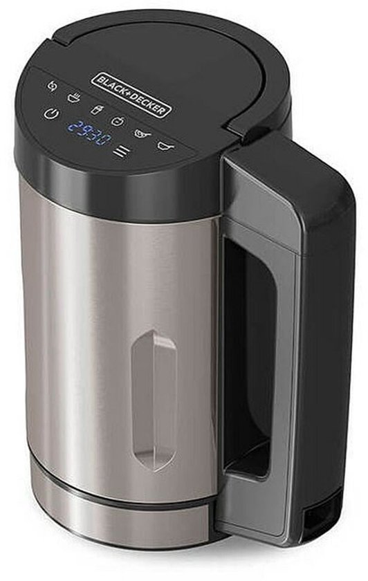 Black Decker BXSM1000E - Soepmaker - 1.6 Liter - 6 Programma's - RVS van Merkloos