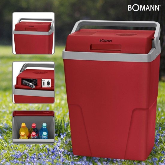 Bomann KB6011 -Elektrische Koelbox -22 liter Rood - 12V / 220V van Bomann