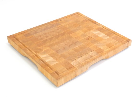 BonFeu BonButcher Block Snijplank 52 x 45 cm - Massief hout - 5 cm dik van BonFeu