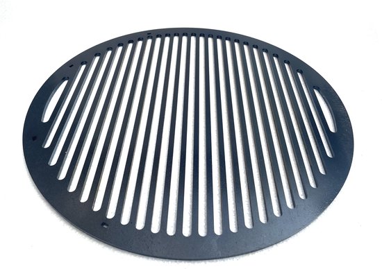BonFeu Grill voor Standaard - Staal - Zwart - Grillplaat - Grillrooster - BonFeu Accessoires - BonBiza - 41 x 41 x 2 cm van BonFeu