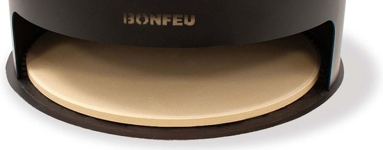 BonFeu Pizzasteen voor BonPizza - Hittebestendige Keramische Steen voor Knapperige Pizza's en Ambachtelijk Brood van Merkloos