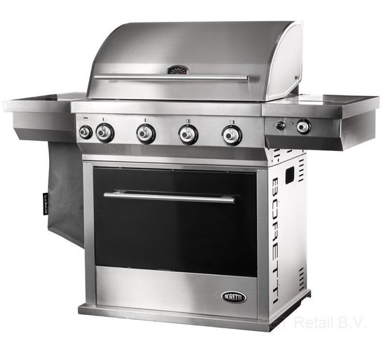 Boretti Keuken Maggiore Buitenkeuken - Kookoppervlak 70 x 44 cm - RVS van Merkloos
