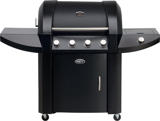 Boretti - Robusto Buitenkeuken met zijbrander - 4 Branders - Zwart van Merkloos