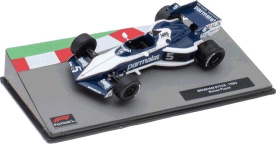Brabham BT52B Nelson Piquet 1983 -Edition Atlas Formule 1 miniatuur 1:43 van BRA