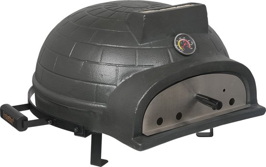 Brisketbbq® Keramische pizza oven hout gestookt 21inch Tafelmodel van Brisketbbq