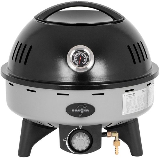 Brunner Gas Barbeque Devil BBQruiser LT - 30 mbar - Camping BBQ - Compact - Gemakkelijk te vervoeren van Brunner