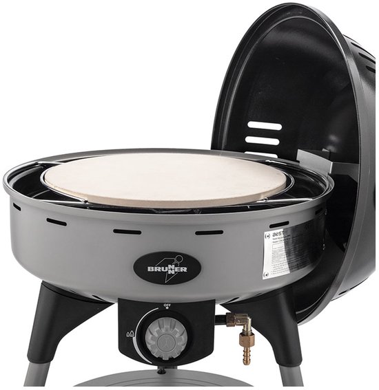 Brunner Pizzasteel Devil - Geschikt voor Devil BBQruiser - Geschikt voor 700°C+ van Brunner