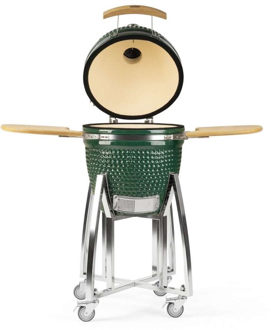 Buccan BBQ - Kamado barbecue - Sunbury Smokey Egg - Extra Large 18" - Glanzend Groen