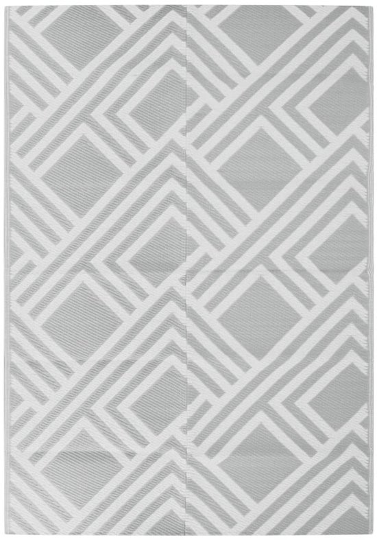 Buitenkleed | Buitentapijt ARAKIL 160x230 cm PP grijs van Merkloos