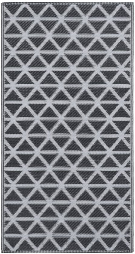 Buitenkleed | Buitentapijt ARAKIL 160x230 cm PP zwart van Merkloos