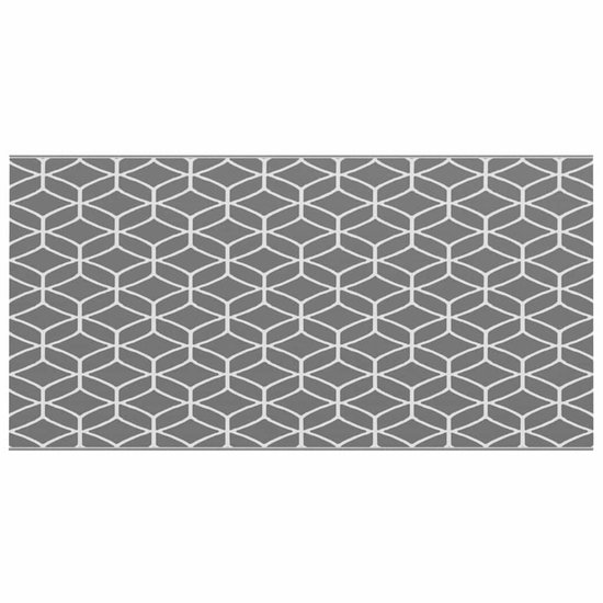 Buitenkleed | Buitentapijt ARAKIL Grijs en Wit 500 x 250 cm 50% Polypropyleen van Jysk