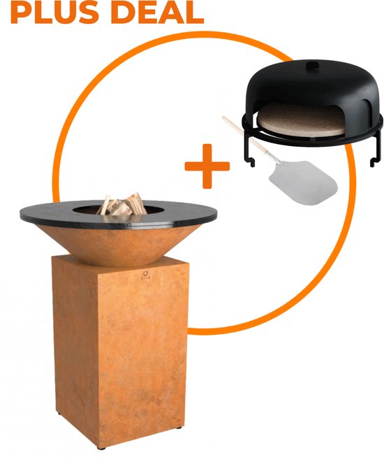 Bundel Deal: OFYR Classic Cortenstaal 85 + GRATIS Pizza Oven