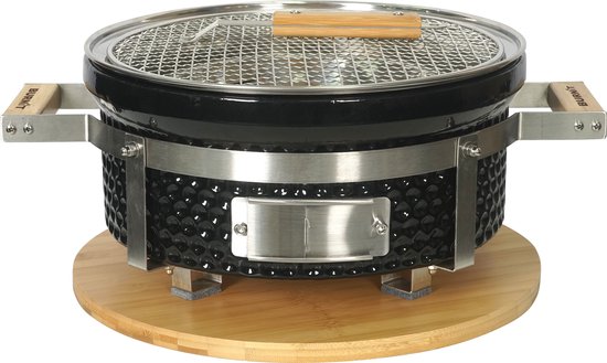 Burnit Hibachi Grill Rond - BBQ - Ronde Shichirin - Teppanyaki - Hibachi - Tafel Grill - ø 30cm van Burnit