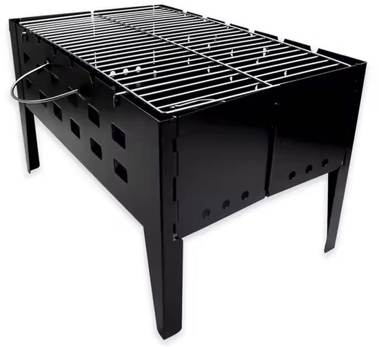 Caligril Barbecue Grill - Handig Meeneem BBQ - Makkelijk opzetten - 50x31x30CM - 3.2KG van Caligril
