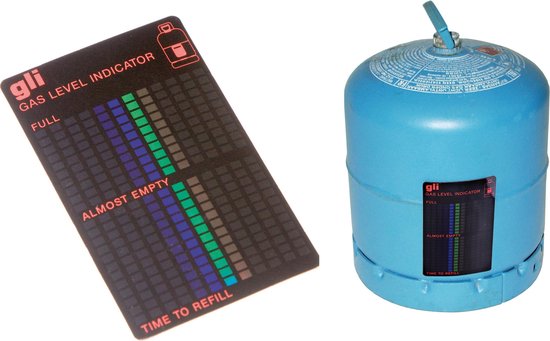 Camp-gear Gaslevel Indicator - 10x6,5 Cm van Camp-Gear