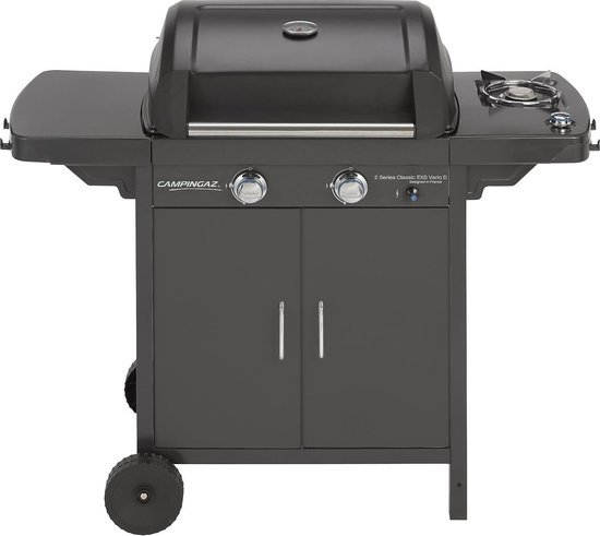 Campingaz 2 Series Classic EXS Vario gasbarbecue – compacte BBQ – 2,100 cm² kookoppervlak - Antraciet van Campingaz