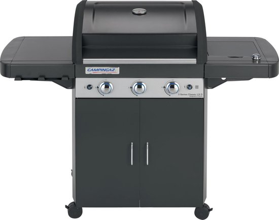 Campingaz 3 Series Classic LS Black Gasbarbecue - grill camping 3 branders - Zwart van Campingaz