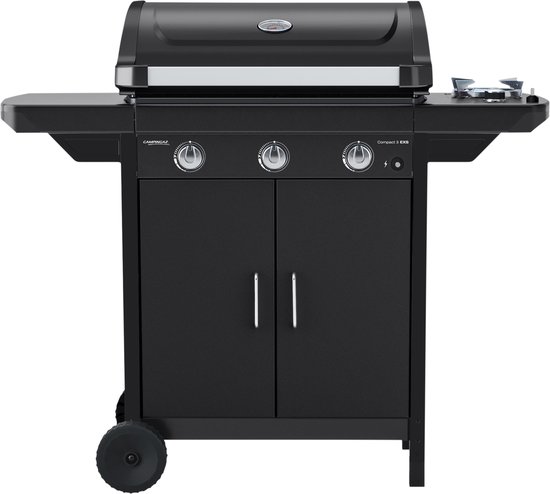 Campingaz Compact 3 EXS - compacte 3-pits gas barbecue - zwart van Campingaz