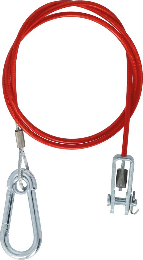 Carpoint Breekkabel met Musketonhaak | 100cm | 1500N/150kg | Breekkabel voor Aanhanger en Caravan van Carpoint