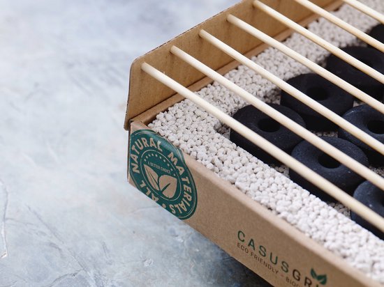 Casus Grill: Milieuvriendelijke Wegwerp BBQ op Bamboe, 60 Min Grillplezier van Casus Grill