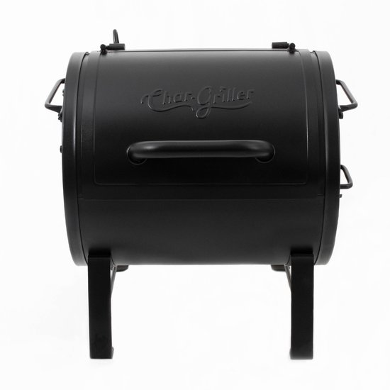 Char-Griller® 3-in-1 Draagbare Houtskool BBQ – Compacte Tafelbarbecue en Side Fire Box voor Smoker – Ideaal voor Tuin, Terras, Camping, en Balkon