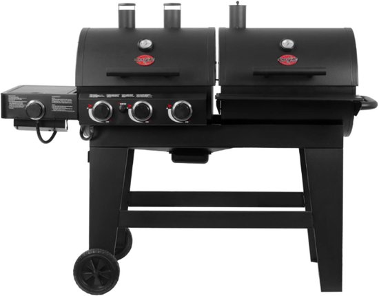Char-Griller® Double Play gas- en houtskoolbarbecue van Merkloos