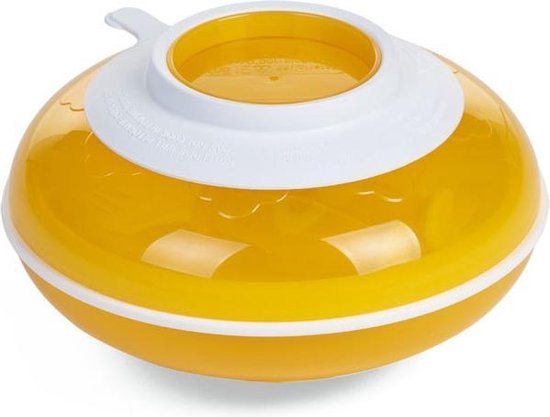 Childhome Warmtebord Met Bestek 3-delig Okergeel van Childhome