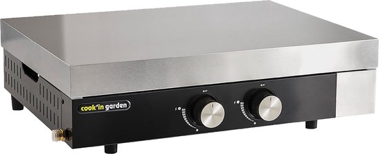 Cook'in Garden - Gietijzeren gas bakplaat FINESTA - 2 pits van Cook'in Garden