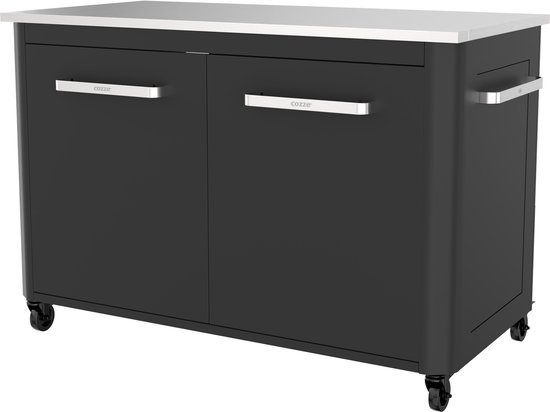 Cozze® Buitenkeuken 120 met roestvrijstalen tafelblad van Merkloos