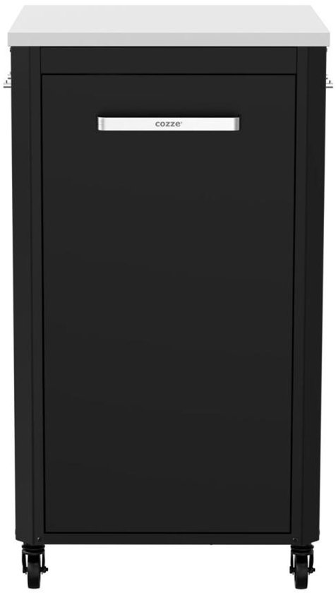 Cozze® Buitenkeuken 60, H110cm, Roestvrijstalen tafelblad van Merkloos