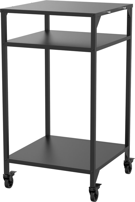 Cozze® Buitentafel 60, H110cm, open, zwart van Merkloos