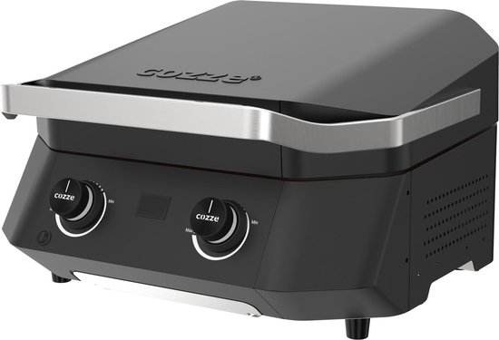 Cozze - Grill E-500 Elektrisch 2 Zones 230V 2200W - Biologisch Katoen - Zwart van Cozze