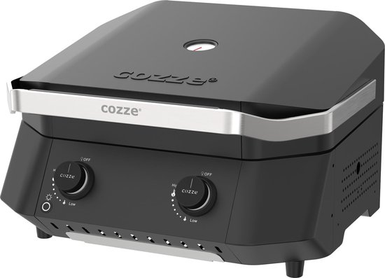Cozze - Grill G-500 Gas 2 Zones 5 kW - Biologisch Katoen - Zwart van Cozze