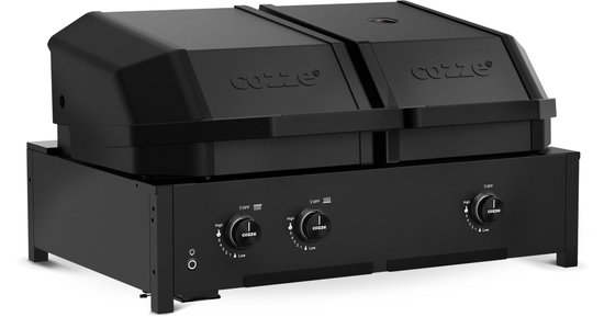 Cozze® Quattro 900 Gasbarbecue - 4-in-1 Buitenkeuken Grill - Pizzaoven & Plancha - Infrarood Branders - 13 kW - Groot Grilloppervlak - Voor Tuin & Terras van Cozze