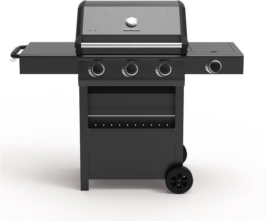 CREATE - Gasbarbecue met zijbrander en bijzettafel - BBQ GAS BURNER PRO