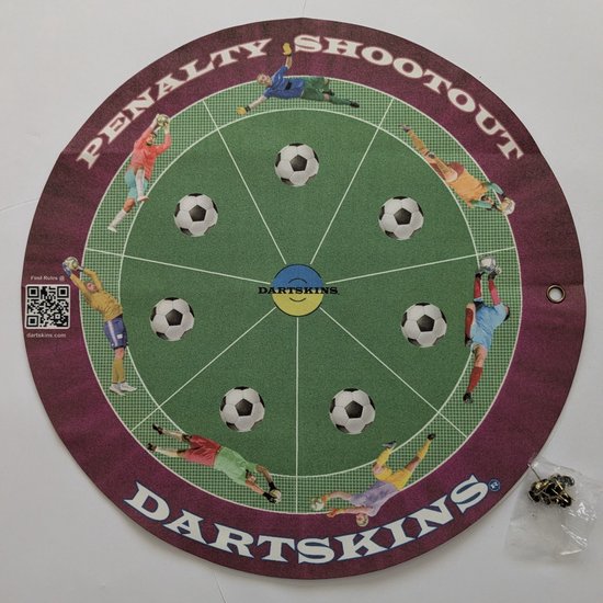 Dartskins Penalty Shootout - Dartspel - Voetbalthema - Verbetert Nauwkeurigheid - Geschikt voor Alle Leeftijden van Merkloos
