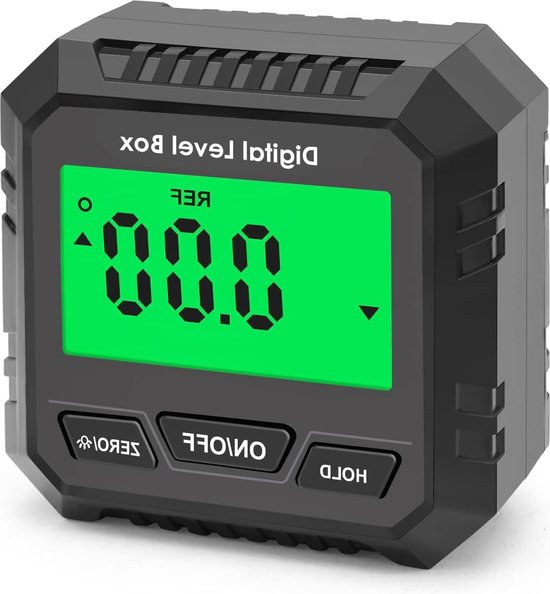 Digitale hoekzoeker - elektronische niveauhoekzoeker LCD-scherm - Hoekmeter Inclinometer met magnetische achtergrondverlichting - timmerwerkbouw Auto van Sola