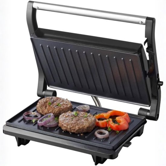 DnA® Tafelgrill - Tafelgrill Electrisch - Tafel BBQ - Zwart - 22cm x 28cm x 8cm van Merkloos