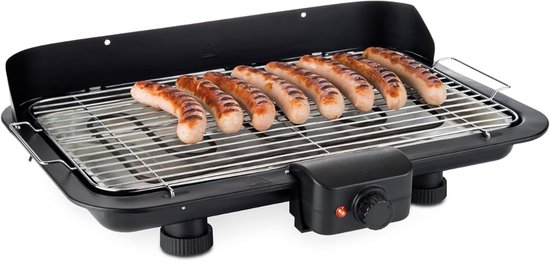 DnA® Tafelgrill - Tafelgrill Electrisch - Tafel BBQ - Zwart - 57cm x 37cm x 8cm van Merkloos
