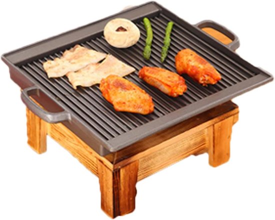 Draagbare Barbecue Oven - Outdoor Camping BBQ Grill - Koreaanse Barbecue - Picknick Tuin Terras Camping van Merkloos