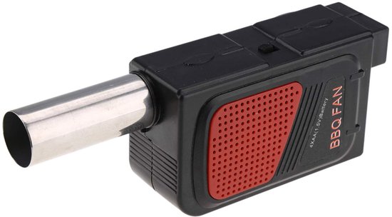 Draagbare elektrische BBQ-ventilator voor buitenkampeergrill, BBQ-luchtblazer, snelle vuurstarter van Merkloos