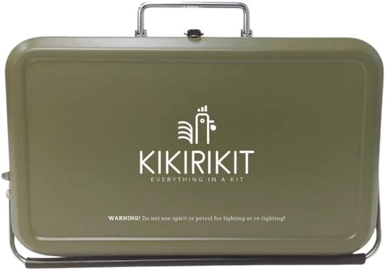 Draagbare Inklapbare Houtskoolgrill - Origineel Cadeau voor Buitenavonturen van Rockeki